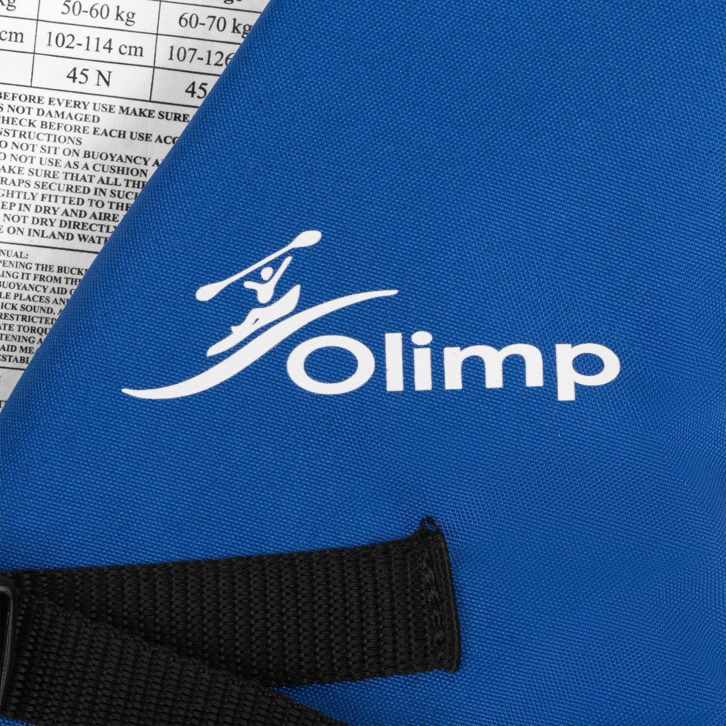 Kamizelka asekuracyjna Olimp Standard 50N - Czarna/Niebieska