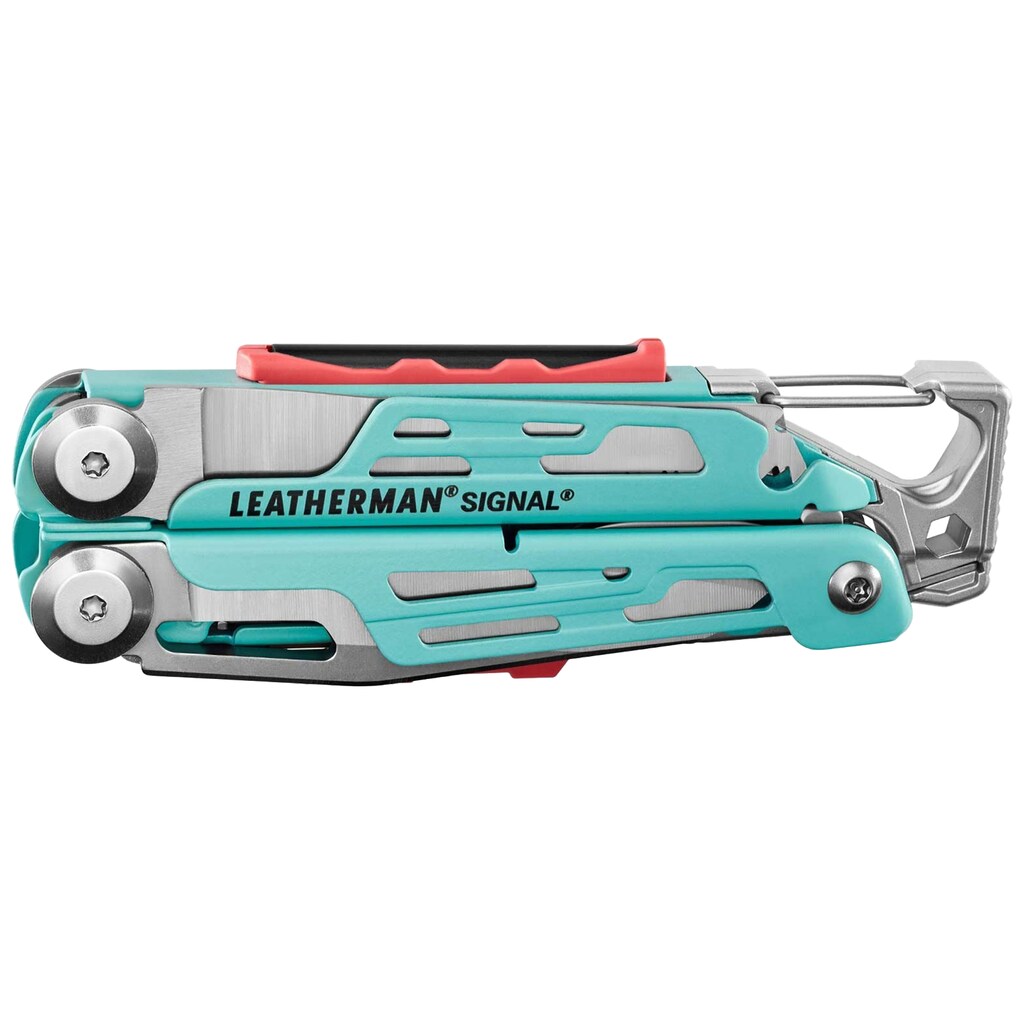 Multitool Leatherman Signal Aqua Stainless z kaburą