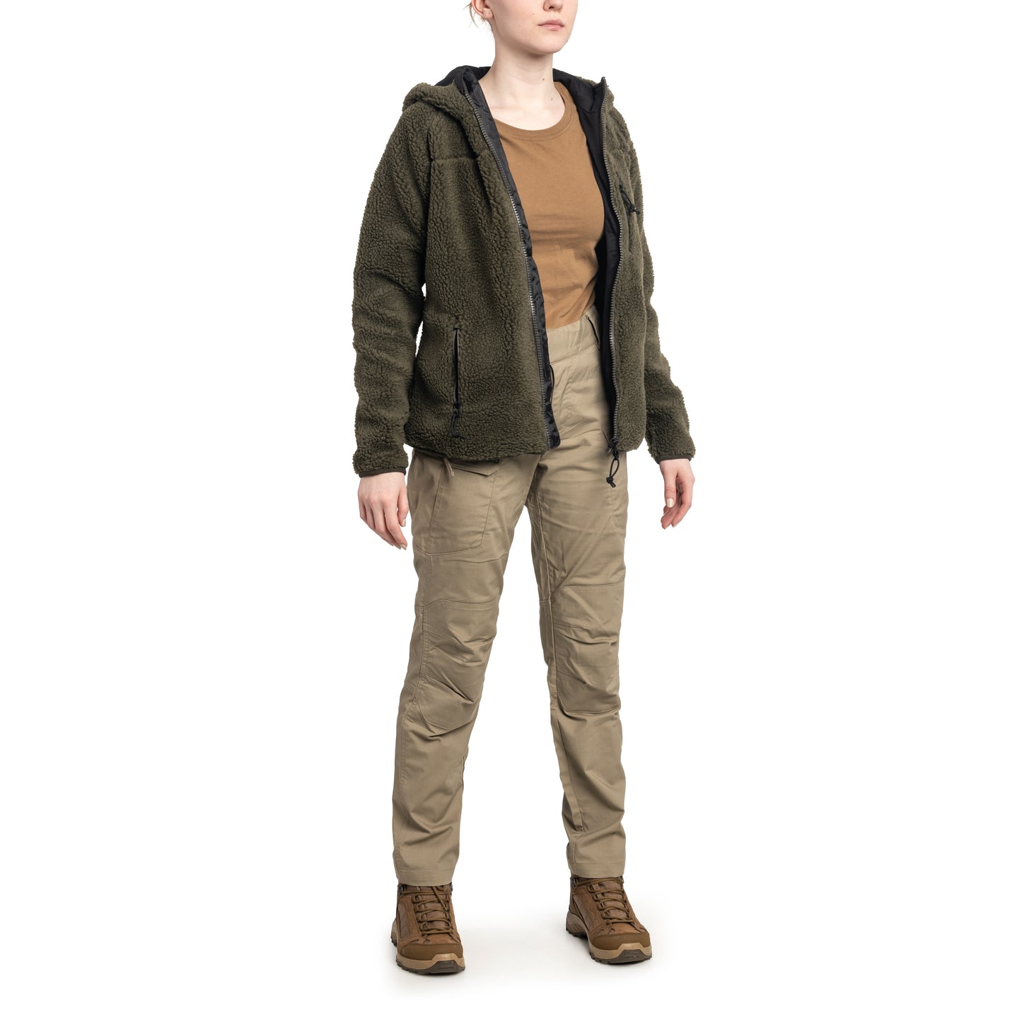Kurtka damska Brandit Teddyfleece Jacket - Olive