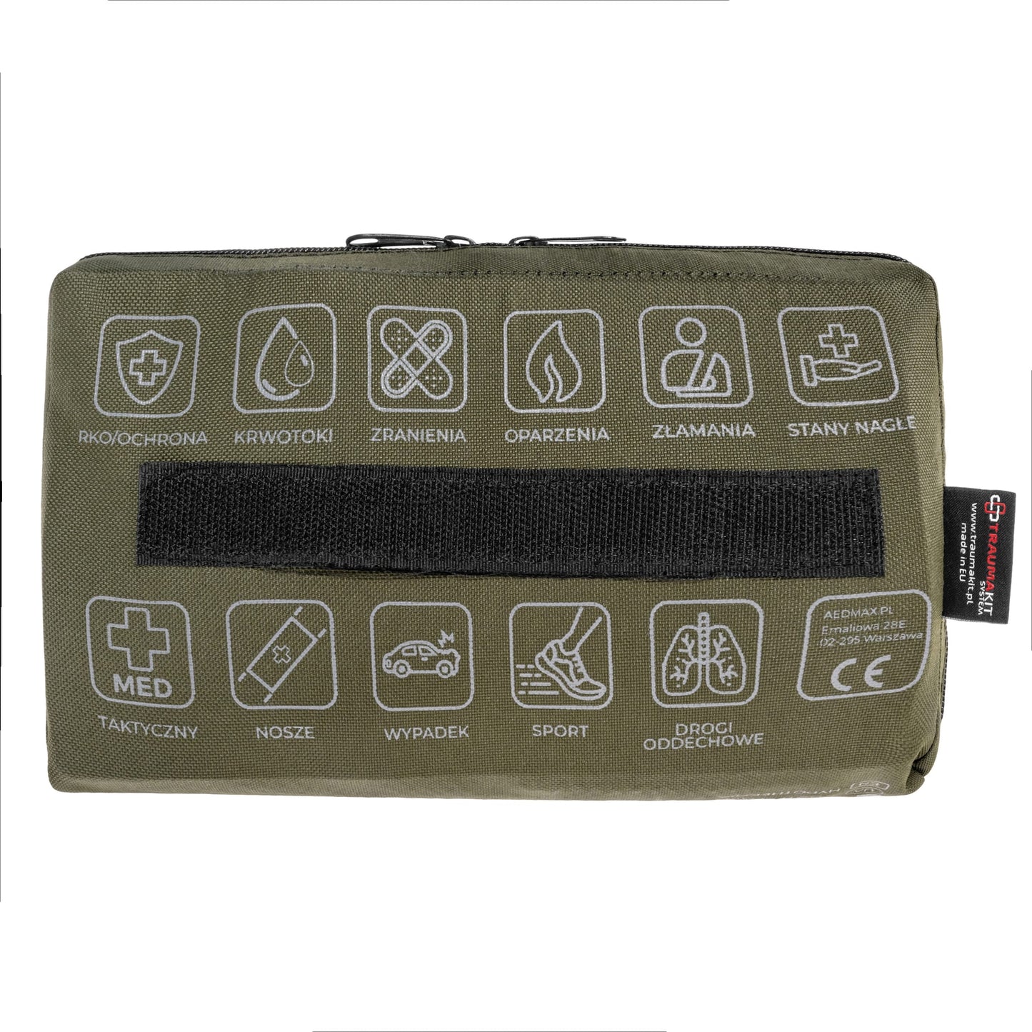 Apteczka modułowa AedMax Trauma Kit H Zielona - Hipotermia