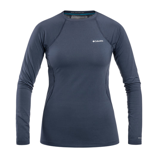 Koszulka termoaktywna damska Columbia Omni-Heat Midweight Baselayer Crew - Nocturnal