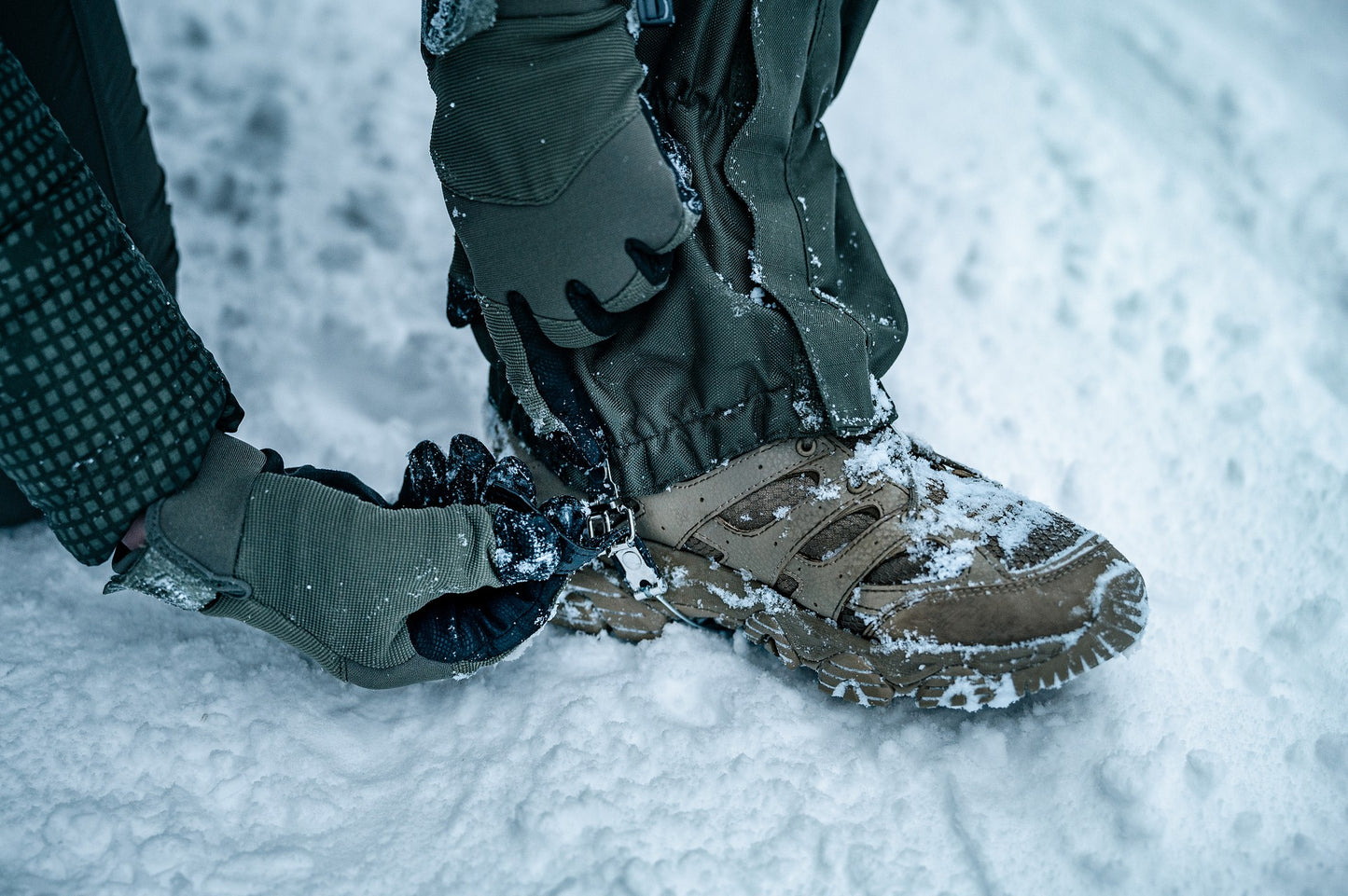 Rękawice Helikon Impact Duty Winter Mk2 - Olive Green/Black