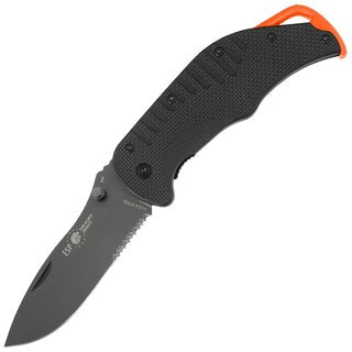 Nóż składany ESP EK-BO-01-S - Black/Orange