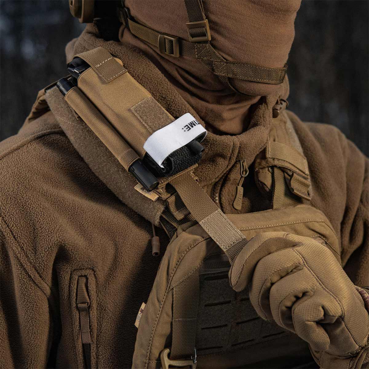 Ładownica M-Tac na stazę taktyczną MOLLE Gen. III - Coyote