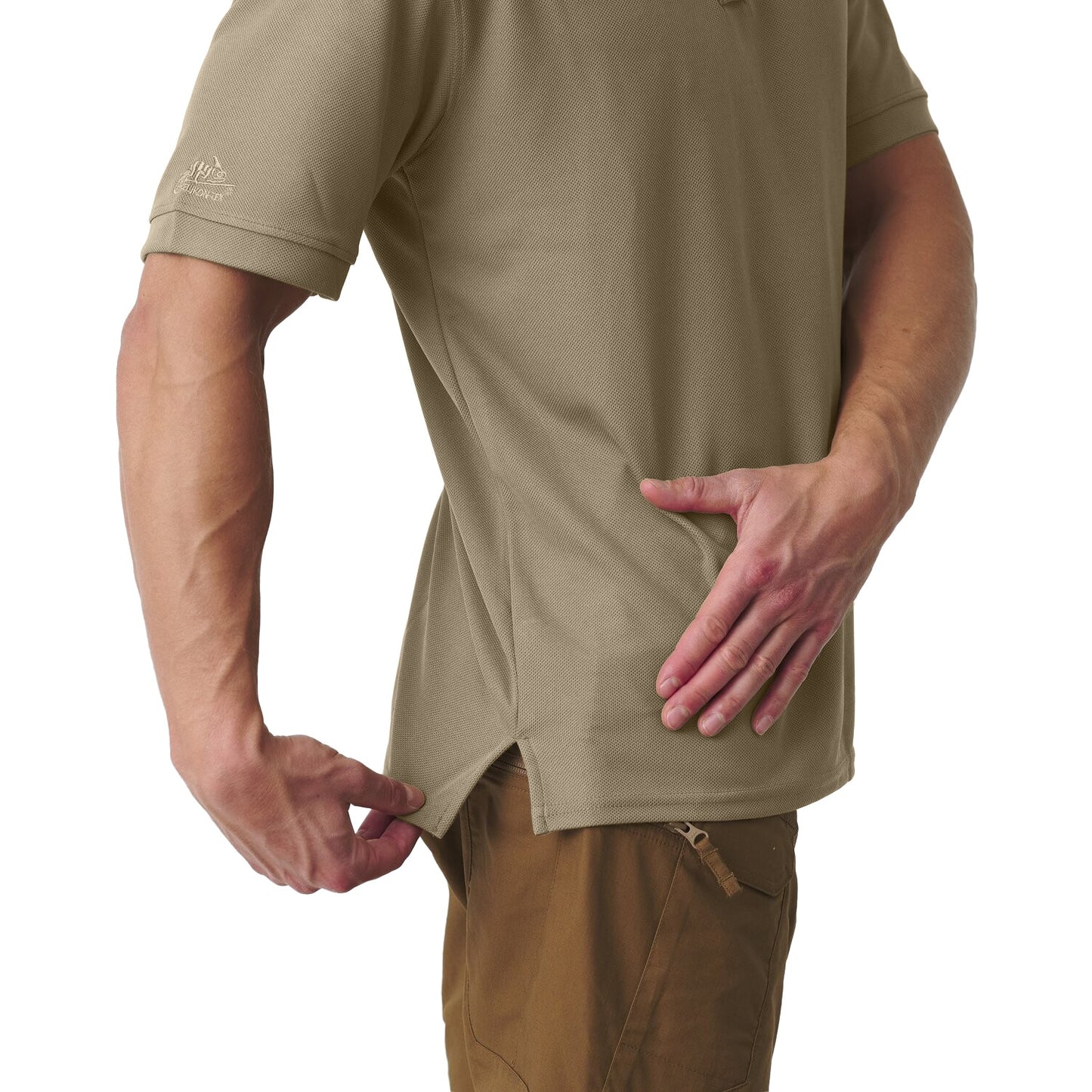 Koszulka termoaktywna Polo Helikon UTL TopCool - Khaki