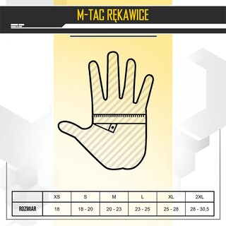 Rękawice taktyczne bez palców M-Tac Assault Tactical Mk.3 - Black